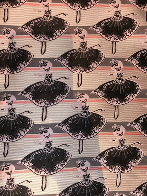 Jacquard Ballerina zwart