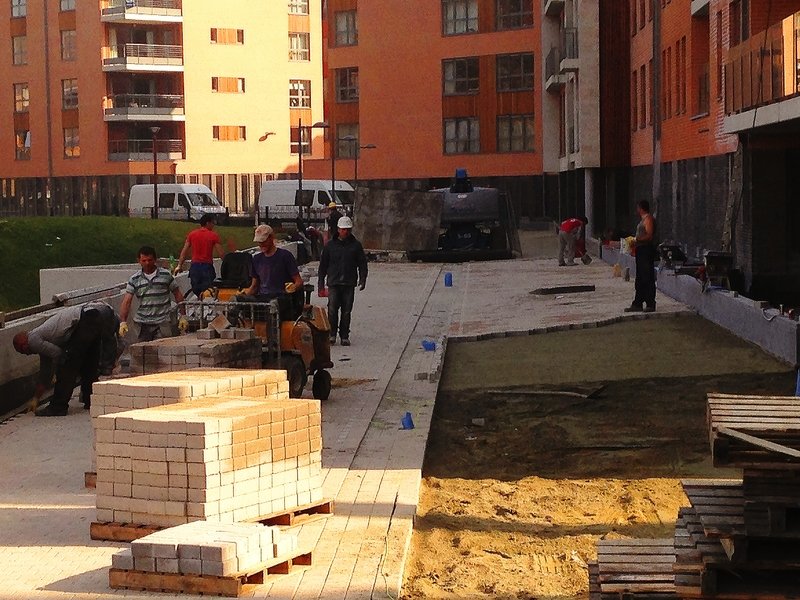 Rue de L’Union Européenne à Louvain-la-Neuve