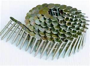 15 Degree Wire Collated Coil Roof Nails