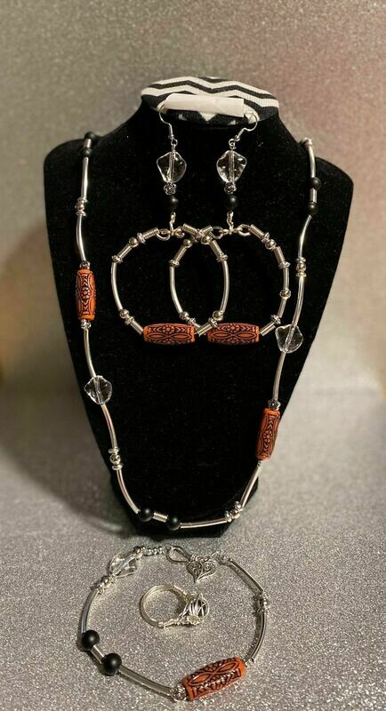 Wood/Silver