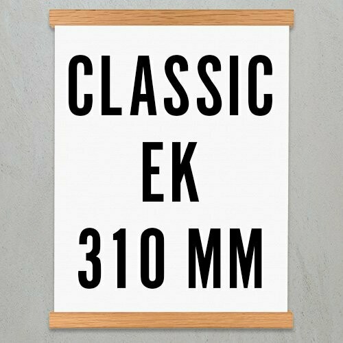 Posterhängare Classic Ek 310 mm
