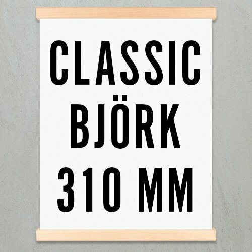 Posterhängare Classic Björk 310 mm