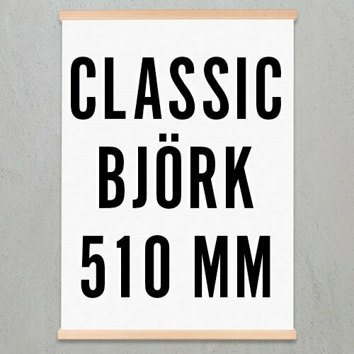 Posterhängare Classic Björk 510 mm