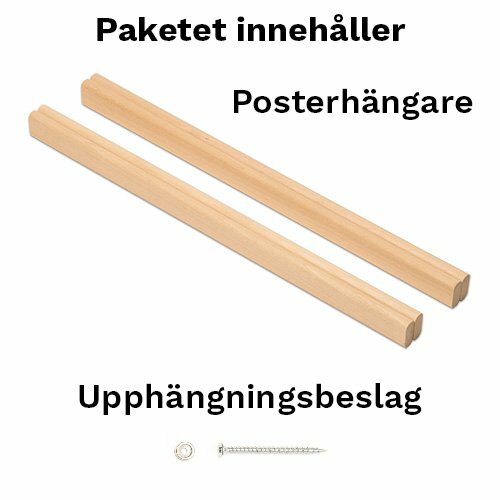 Posterhängare Classic Björk 510 mm