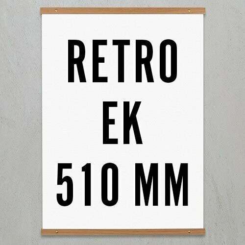 Posterhängare Retro Ek 510 mm