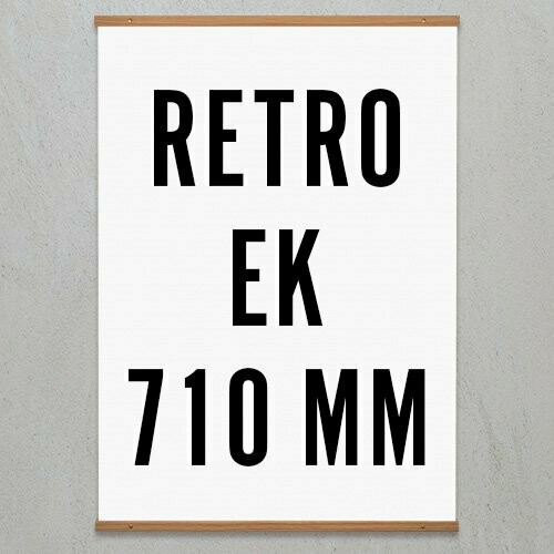 Posterhängare Retro Ek 710 mm