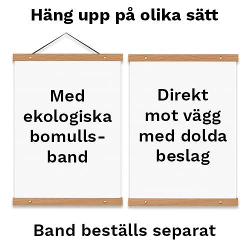 Posterhängare Modern Ek 510 mm