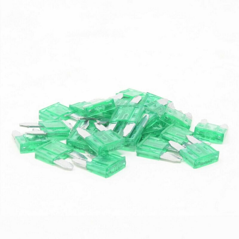 30A Mini ATC blade fuse 2 pack