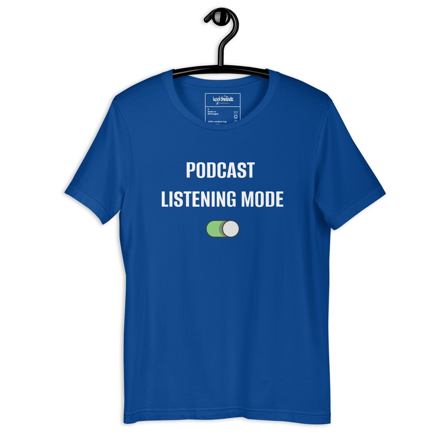 Podcast Listening Mode ONUnisex t-shirt