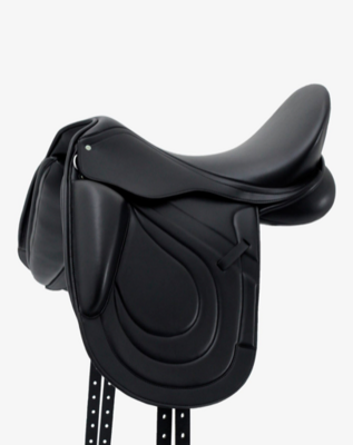 Bletchley Synthetic Monoflap Dressage Saddle - Black