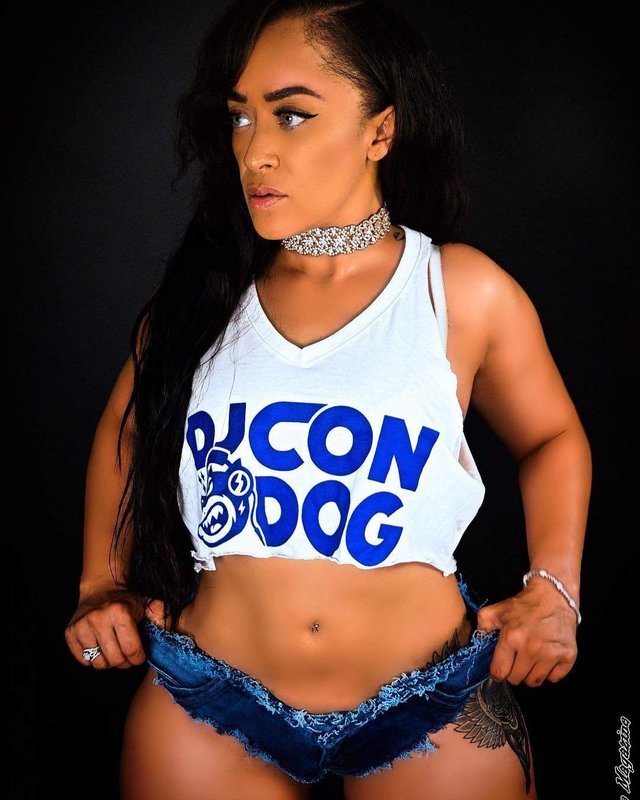 Ladies DJ Con Dog Tank Top