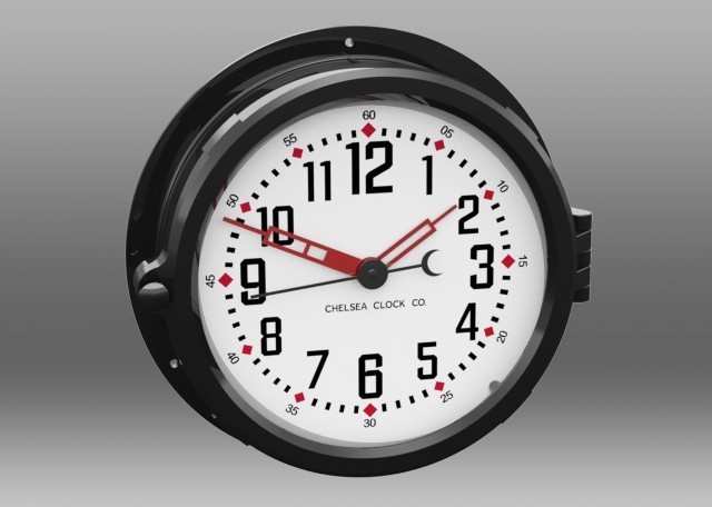 Patriot Colors Clock - 8.5" White Dial