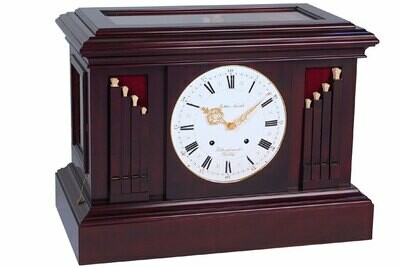 Table organ clock with 26 pipes