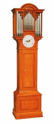 Great longcase organ clock with 26 pipes