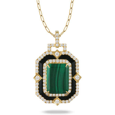 Malachite pendant Malachite pendant