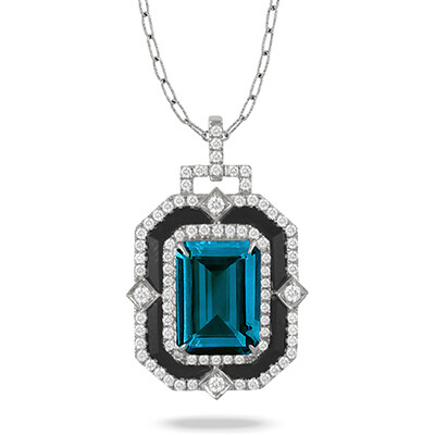 Londan Blue Topaz Pendant Londan Blue Topaz Pendant
