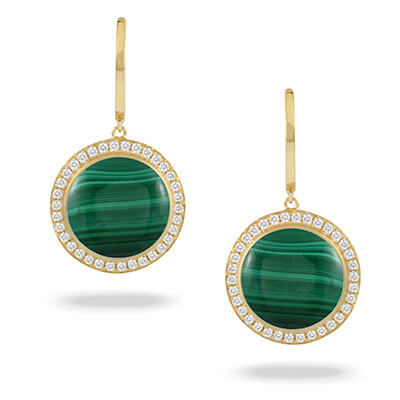 Malachite Earrings