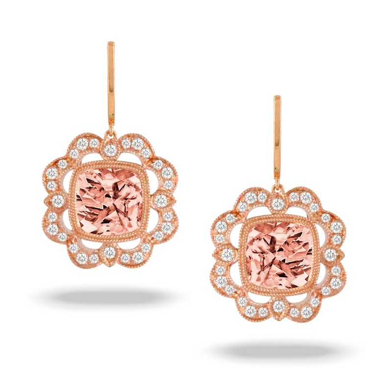 Morganite Earrings