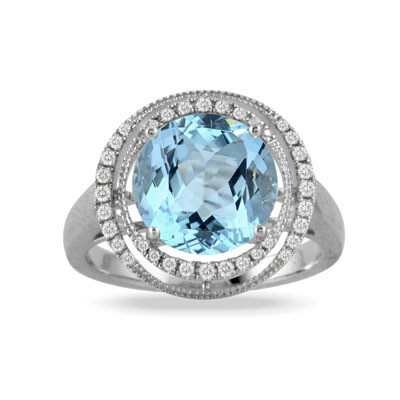Aquamarine Ring