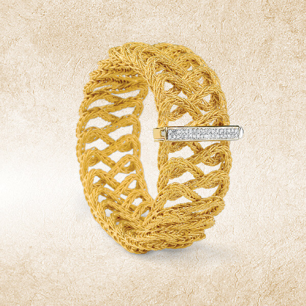 Etruscan Woven Bracelet 18KT Yellow Gold Etruscan Woven Bracelet 18KT Yellow Gold