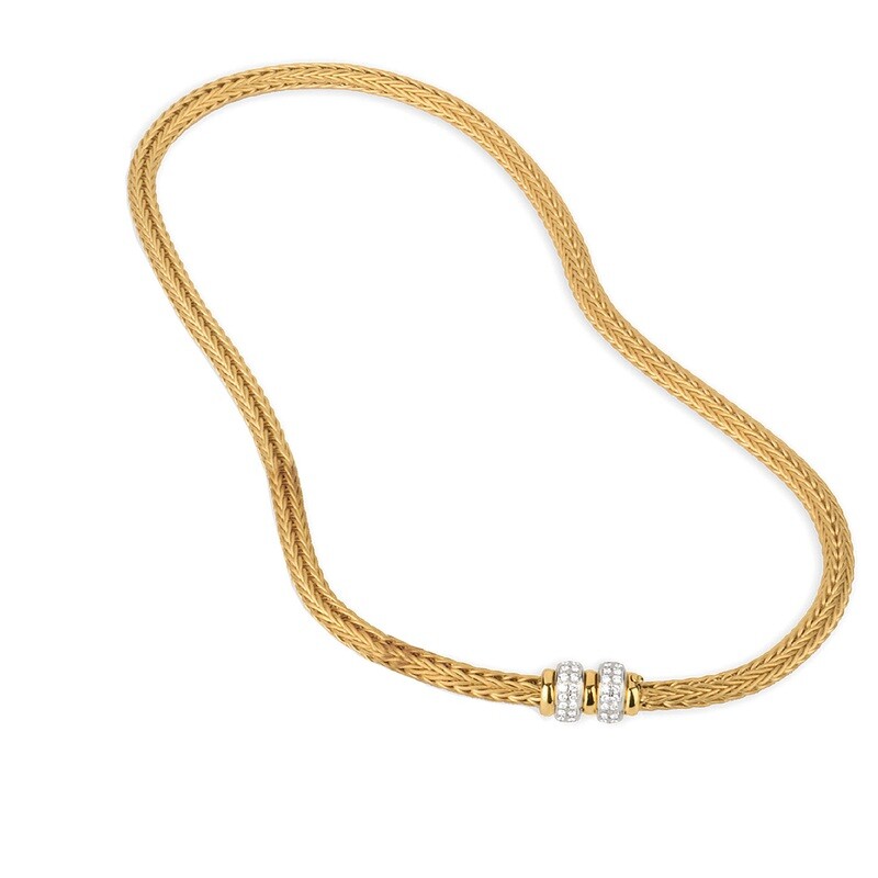 Etruscan Woven Necklace 18KT Yellow Gold Etruscan Woven Necklace 18KT Yellow Gold