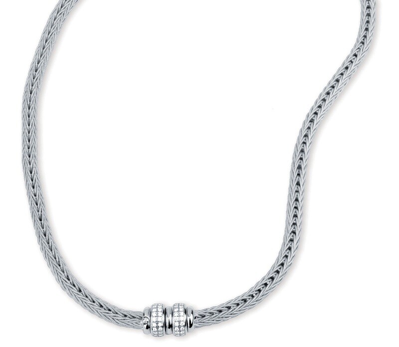 Etruscan Woven Necklace 18KT White Gold Etruscan Woven Necklace 18KT White Gold