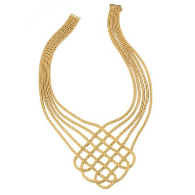 Etruscan Heavy Woven Necklace MC 4455 Z Etruscan Heavy Woven Necklace MC 4455 Z