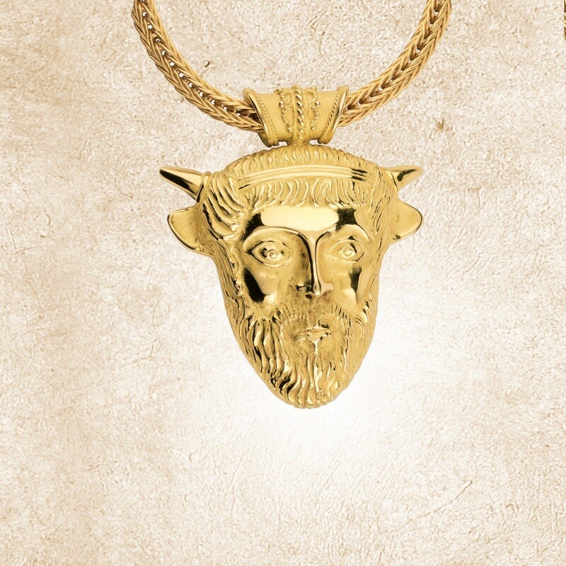 King of the Etruscan Pendant 18KT Yellow Gold King of the Etruscan Pendant 18KT Yellow Gold