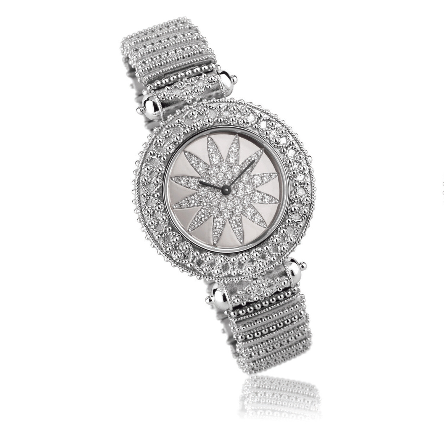 Etruscan Watch 18KT White Gold With Diamonds