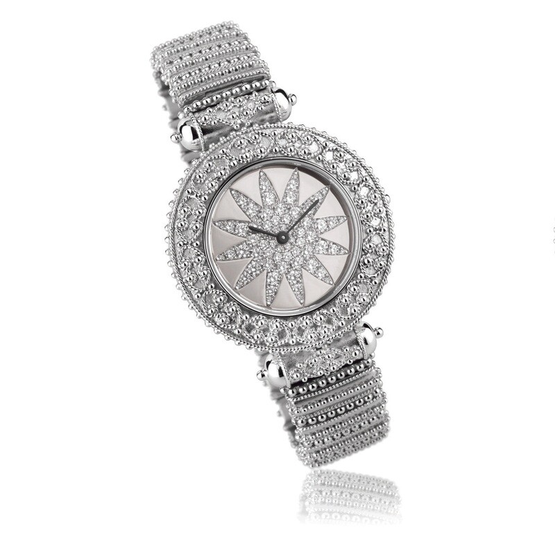 Etruscan Watch 18KT White Gold With Diamonds Etruscan Watch 18KT White Gold With Diamonds