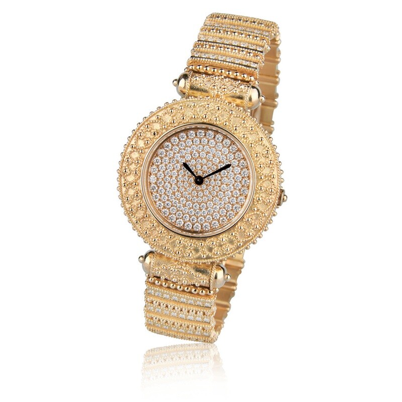 Etruscan Watch 18KT Yellow Gold With Diamonds Etruscan Watch 18KT Yellow Gold With Diamonds
