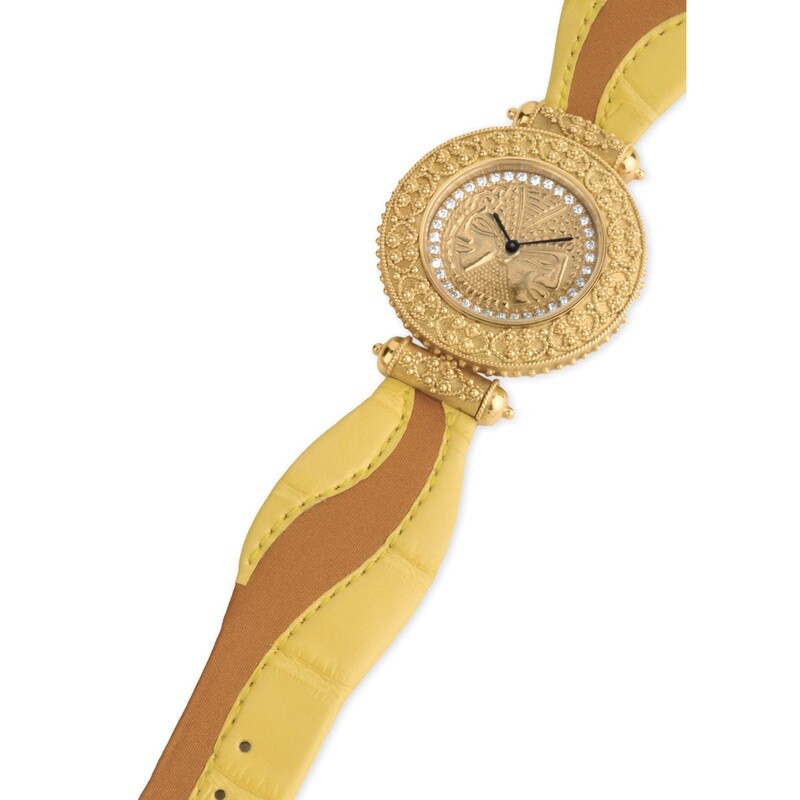 Etruscan Watch 18KT Yellow Gold With Diamonds Etruscan Watch 18KT Yellow Gold With Diamonds