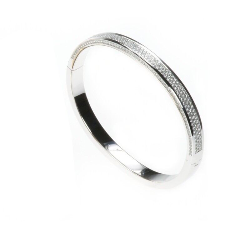 Matthia's & Claire Bangle Bracelet  Dreams MC 204 OB PAVE BR.2.13