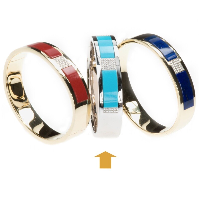 Matthia's & Claire Bangle Bracelet  Dreams MC 281 OB TUR BR.0.45