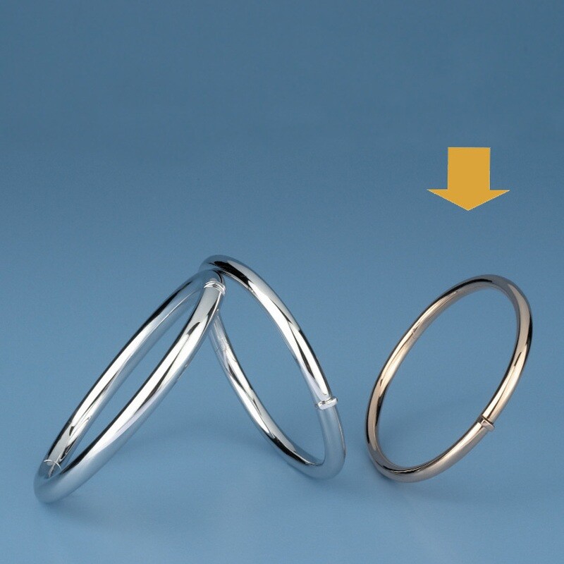 Bangles Oval shape - round tube OE 1228