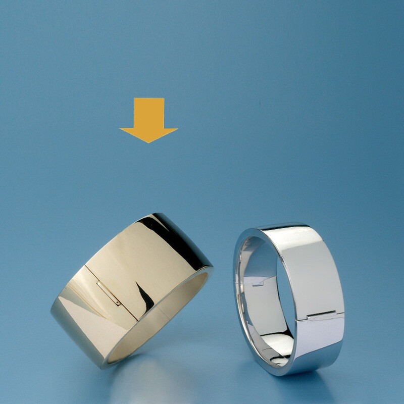 Bangles Oval shape - square tube ATE 543