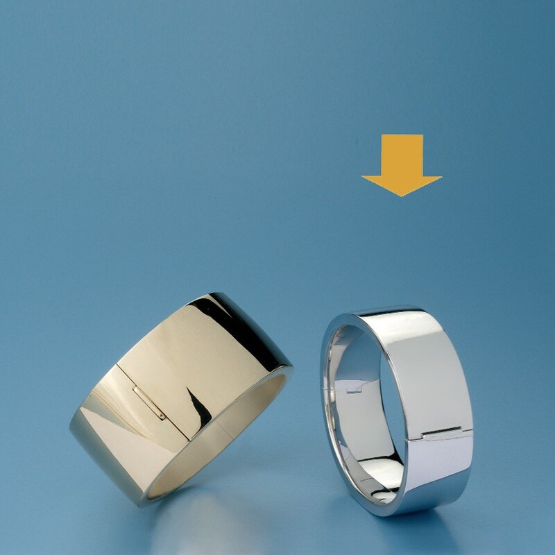 Bangles Oval shape - square tube MC 230