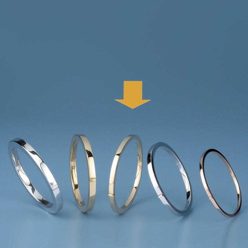 Bangles Oval shape - square tube OE 1229
