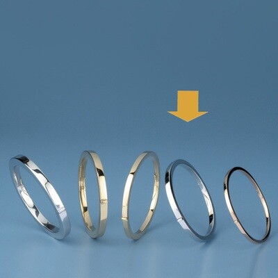 Bangles Oval shape - square tube ATE 491 Bangles Oval shape - square tube ATE 491