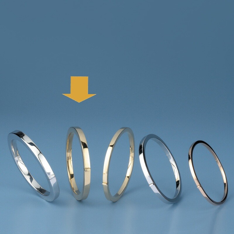 Bangles Oval shape - square tube ATE 493