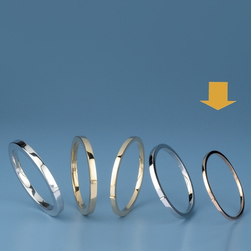 Bangles Oval shape - square tube MC 261
