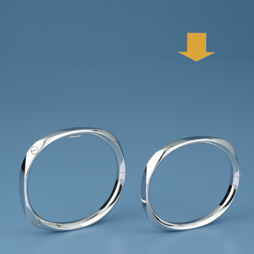 Bangles Fancy Shape 1614 D