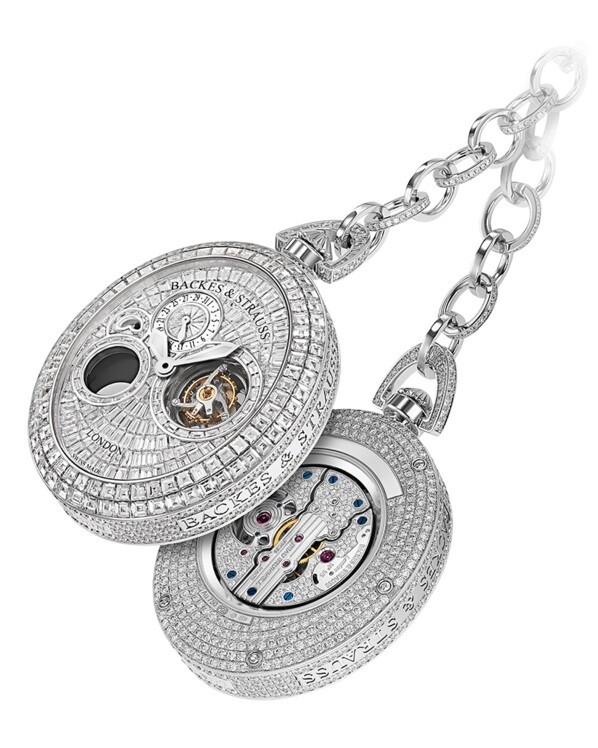 Backes & Strauss Regent Beau Brummell Tourbillon Pocket Watch 5058 Backes & Strauss Regent Beau Brummell Tourbillon Pocket Watch 5058