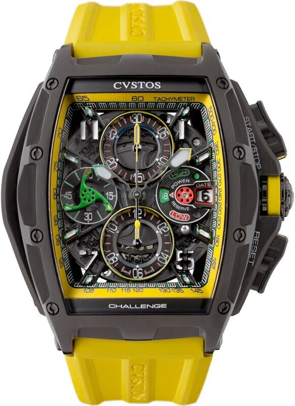 Cvstos Chrono Black Steel / Yellow