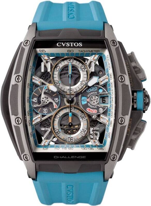 Cvstos Chrono Grey Brancard Black Titanium / Blue
