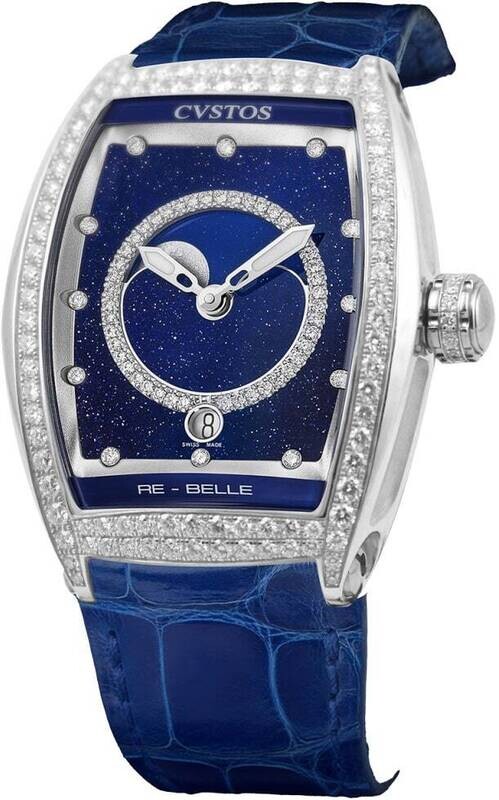 Cvstos Re-Belle Moon Steel / Diamond 1 Row Blue Aventurine