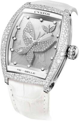 Re-Belle Papillon Steel / Diamond Snow Setting / Diamond Butterfly / White MOP