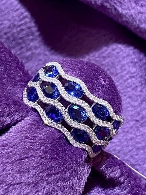 Diamond & Sapphire ring