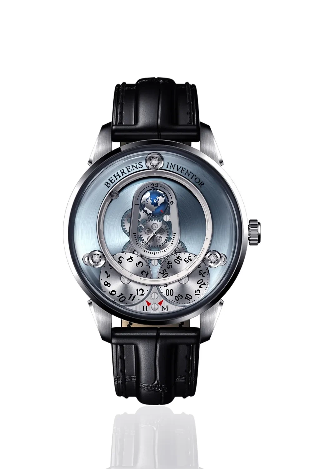 “Apolar” Automatic Wristwatch (Blue)