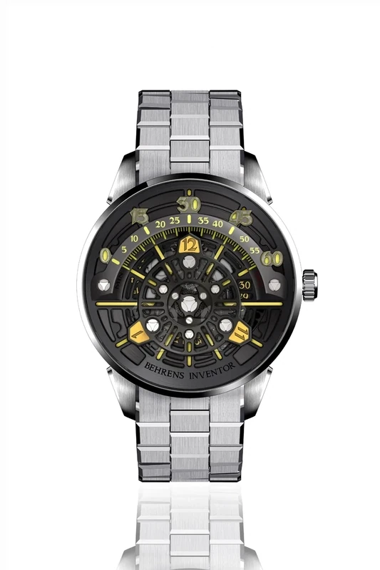 “The Da Vinci Code” Automatic Wristwatch (Grey)